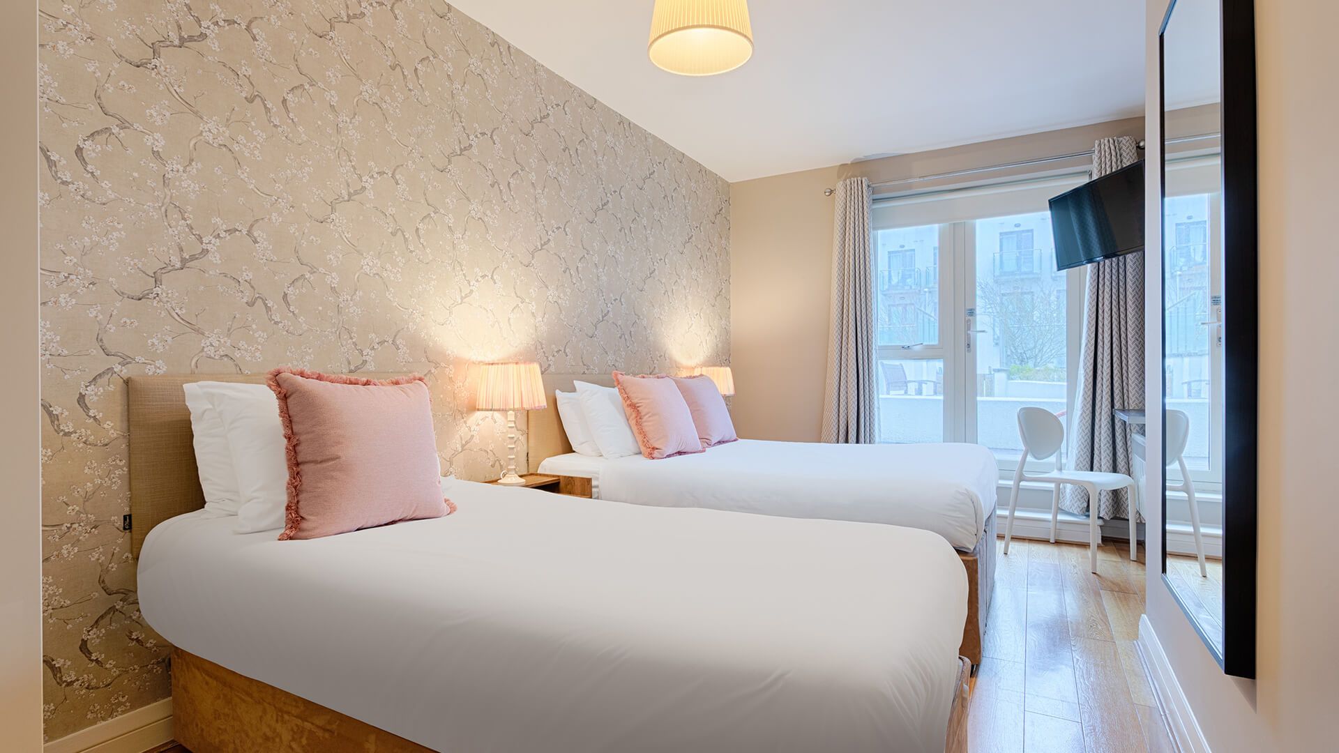 Spacious two-bedroom apartment with Village views